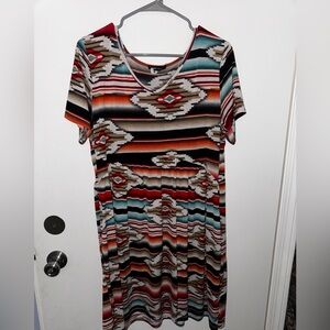 HEIMISH USA Multicolor Geometric Tunic
